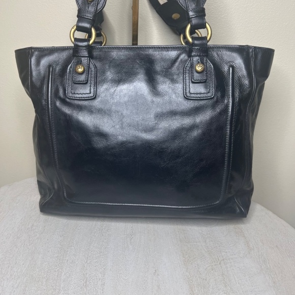 Bally Leather Trainspotting Stripe Tote Bag Unisex - Picture 5 of 13